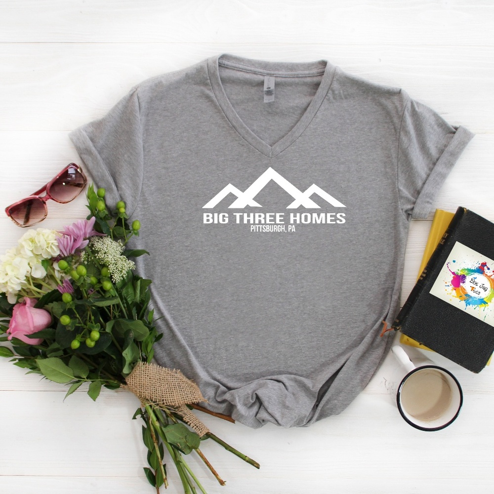 This Is Us Big Three Homes women's vneck shirt